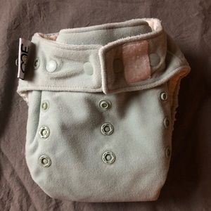 Grovia one buttah cloth diaper sage green